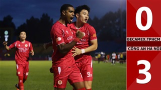 VIDEO bàn thắng Becamex TP.HCM vs Công an Hà Nội: 0-3 (Vòng 2 V.League 2025/26)