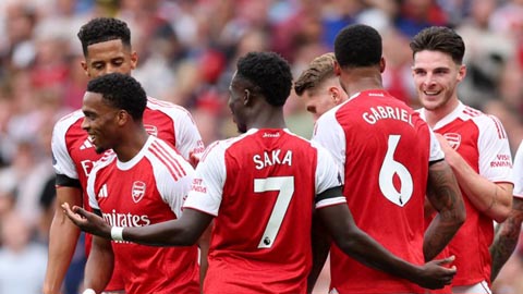 Tường thuật Arsenal 5-0 Leeds 