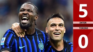VIDEO bàn thắng Inter vs Torino: 5-0 (Vòng 1 Serie A 2025/26)