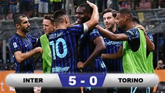Kết quả Inter 5-0 Torino: Chiến thắng '5 sao' cho Nerazzurri
