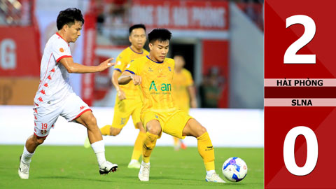 VIDEO bàn thắng Hải Phòng vs SLNA: 2-0 (Vòng 3 V.League 2025/26)
