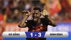 Kết quả Đà Nẵng 1-3 Ninh Bình: Tân binh V.League thống trị ngôi đầu 