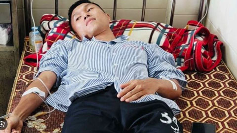 Doãn Ngọc Tân gãy xương sườn, vắng mặt ở đội tuyển Việt Nam