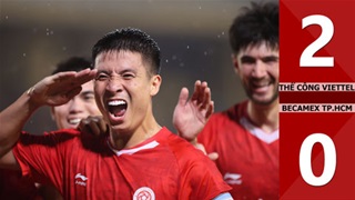 VIDEO bàn thắng Thể Công Viettel vs Becamex TP.HCM: 2-0 (Vòng 3 V.League 2025/26)