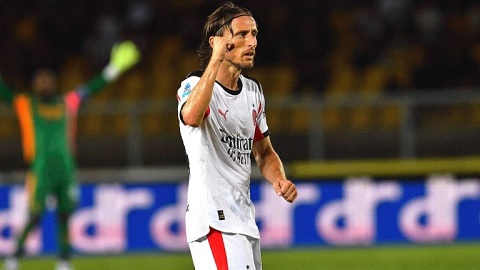 Luka Modric có đường kiến tạo đầu tiên cho Milan