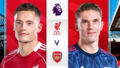 Trực tiếp Liverpool vs Arsenal, 22h30 ngày 31/8