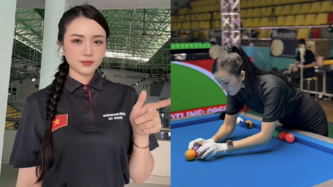 Nữ trọng tài billiards 'đốn tim' fan, mặc kín đáo vẫn toát lên vẻ quyến rũ