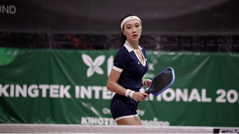 Hotgirl Moon Võ tung bộ ảnh 'đẹp mướt mắt', gây ấn tượng tại giải Pickleball quốc tế