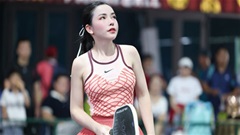 Mỹ nhân pickleball trắng phát sáng trên sân, fan chấm 10 điểm tuyệt đối