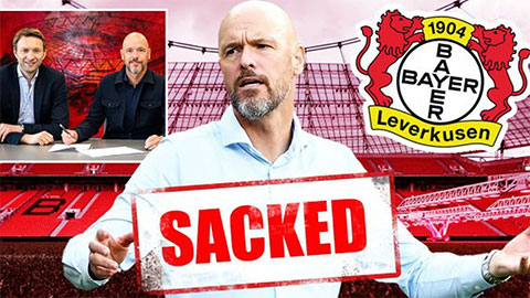 Ten Hag bị Leverkusen sa thải vì lặp lại sai lầm tại MU
