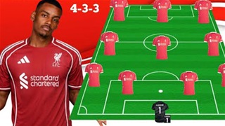Liverpool sẽ đá với đội hình nào khi có 'bom tấn' Isak?