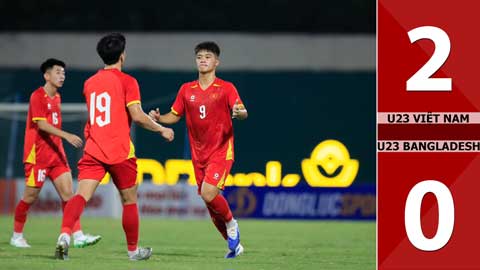 VIDEO bàn thắng U23 Việt Nam vs U23 Bangladesh: 2-0 (Vòng loại U23 châu Á 2026)
