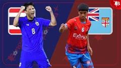 Nhận định bóng đá Thái Lan vs Fiji, 20h00 ngày 4/9: Thái Lan thắng đậm 