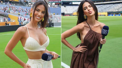 Nữ MC thể thao Eleonora Incardona gây 'bão' khi diện bikini trong phòng xông hơi