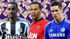 Kỷ lục chuyển nhượng ở Premier League đã 'tiến hóa' khủng khiếp như thế nào? 