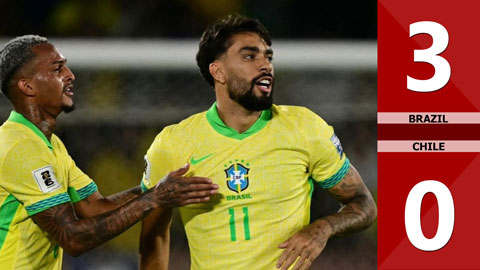 VIDEO bàn thắng Brazil vs Chile: 3-0 (Vòng loại World Cup 2026)