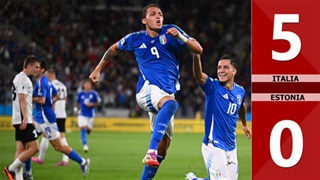 VIDEO bàn thắng Italia vs Estonia: 5-0 (Vòng loại World Cup 2026)