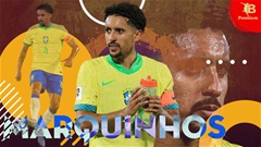 Vì sao Marquinhos mãi chưa được thừa nhận ở tuyển Brazil?