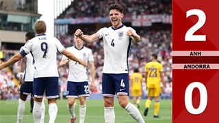 VIDEO bàn thắng Anh vs Andorra: 2-0 (Vòng loại World Cup 2026)
