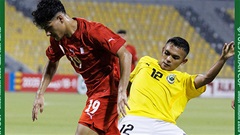 Đội bóng Đông Nam Á  thua trắng 23 bàn ở vòng loại U23 châu Á