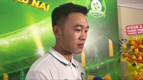 Tiền vệ Lương Xuân Trường nói gì trong lễ xuất quân của Đồng Nai