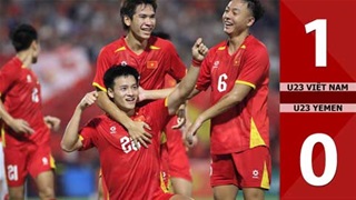VIDEO bàn thắng U23 Việt Nam vs U23 Yemen: 1-0 (Vòng loại U23 châu Á 2026)