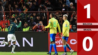 VIDEO bàn thắng Bolivia vs Brazil: 1-0 (Vòng loại World Cup 2026)
