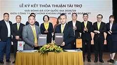 Cúp Quốc gia 2025/26 có nhà tài trợ