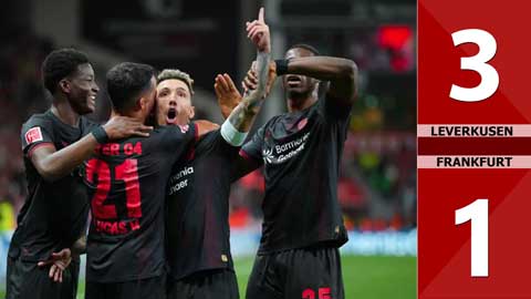 VIDEO bàn thắng Leverkusen vs Frankfurt: 3-1 (Vòng 3 Bundesliga 2025/26)