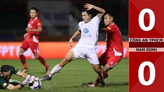 VIDEO bàn thắng Công an TP.HCM vs Nam Định: 0-0 (Đấu sớm vòng 6 V.League 2025/26)
