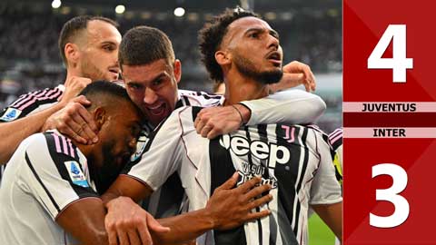 VIDEO bàn thắng Juventus vs Inter: 4-3 (Vòng 3 Serie A 2024/25)