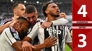 VIDEO bàn thắng Juventus vs Inter: 4-3 (Vòng 3 Serie A 2024/25)