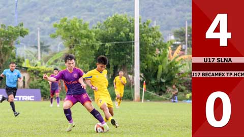 VIDEO bàn thắng U17 SLNA vs U17 Becamex TP.HCM: 4-0 (VCK U17 Quốc gia – Cúp Thái Sơn Nam 2025)