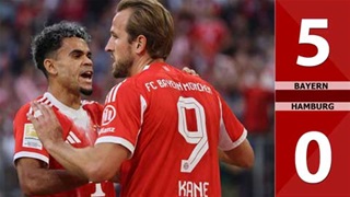 VIDEO bàn thắng  Bayern vs Hamburg: 5-0