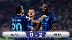 Kết quả Ajax 0-2 Inter: Marcus Thuram oanh tạc