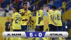 Kết quả Al Nassr 5-0 Istiklol: Al Nassr đại thắng '5 sao' 
