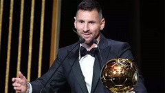 Messi phá vỡ nghi thức của Quả Bóng Vàng