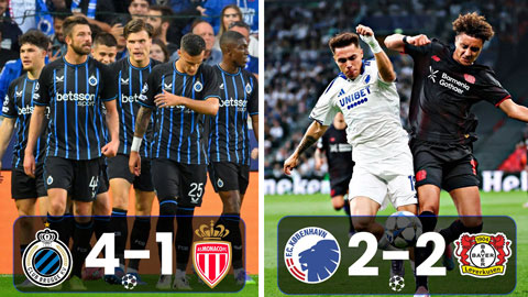 Monaco và Galatasaray thua thảm, Leverkusen thoát hiểm phút 90+1