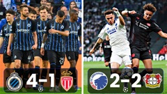 Monaco và Galatasaray thua thảm, Leverkusen thoát hiểm phút 90+1