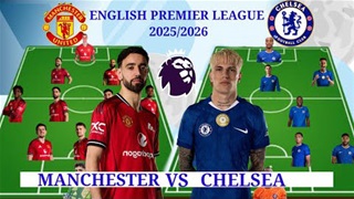 Soi đội hình thi đấu của MU vs Chelsea