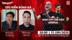Tiêu điểm bóng đá 21/9: Man City ôm hận trước Arsenal?