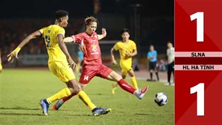 VIDEO bàn thắng SLNA vs HL Hà Tĩnh: 1-1 (Vòng 4 V.League 2025/26)