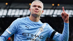 Erling Haaland chấm dứt cột mốc đáng tự hào của Arsenal
