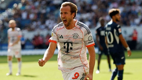 Harry Kane lập kỷ lục đá phạt đền trong chiến thắng của Bayern trước Hoffenheim