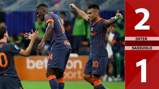 VIDEO bàn thắng Inter vs Sassuolo: 2-1 (Vòng 4 Serie A 2025/26)