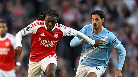 Tường thuật Arsenal 1-1 Man City 