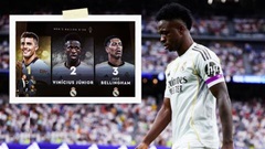 Vinicius mất chỗ vì kém