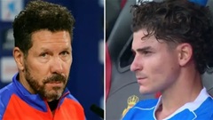 Julian Alvarez lẩm bẩm khiến Simeone phản ứng
