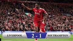 Kết quả Liverpool 2-1 Southampton: The Kop thắng vất vả trong ngày Isak 'khai hỏa'