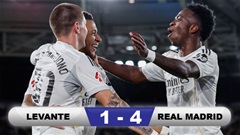 Kết quả Levante 1-4 Real Madrid: 3 điểm dễ dàng cho Los Blancos
